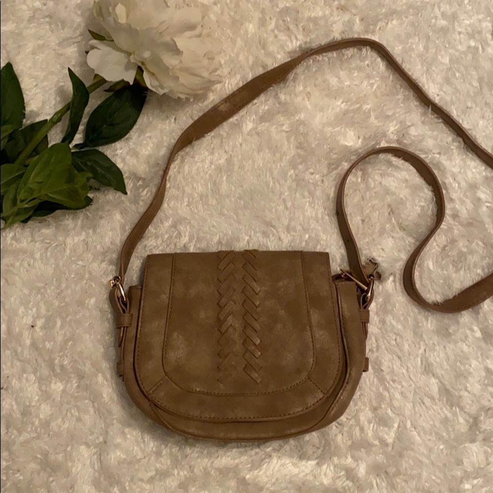 light brown crossbody purse